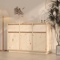 Dressoir 110x34x75 cm massief grenenhout - thumbnail