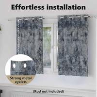 VidaXL Velvet gordijnen 2 pcs zilvergrijs 140 x 140 cm fluweel - thumbnail