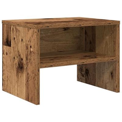 Nachtkastje 2 pcs Oud hout 40 x 30 x 30 cm Bewerkt hout