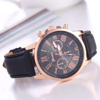Vrouwen en mannen mode Quartz horloges lederen sport Casual horloge - thumbnail