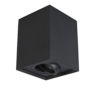 QAZQA Spot zwart verstelbaar - Quadro 1 up