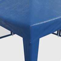 VidaXL Partytent met 8 mesh zijwanden 4x4 m hdpe blauw - thumbnail
