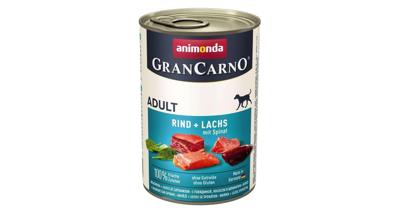 ANIMONDA GranCarno Adult Salmon and spinach - nat hondenvoer - 400g
