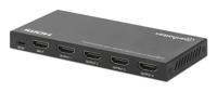 Manhattan 208369 HDMI-splitter Met status-LEDs, Ultra HD-geschikt 3840 x 2160 Pixel Zwart - thumbnail