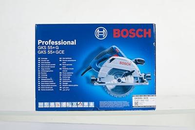 Bosch Blauw GKS 55+ GCE cirkelzaag | 63 mm 1350 Watt - 0601682100 - thumbnail
