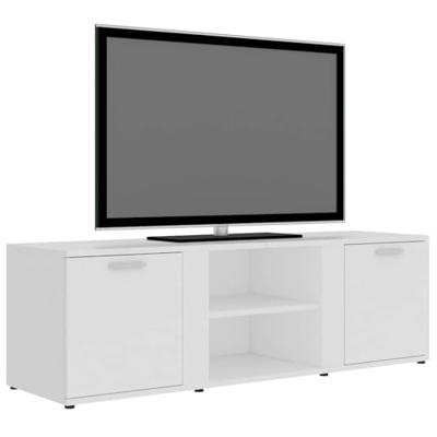 Tv-meubel 120x34x37 cm bewerkt hout wit
