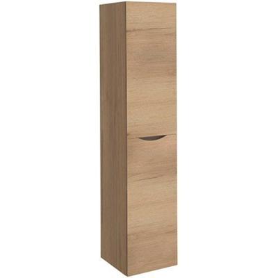 Crosswater Glide II Badkamerkast - 35x35x160cm - greeploos - windsor oak GL3516F2WO Crosswater Glide II Badkamerkast - 35x35x160cm - greeploos - windsor oak GL3516F2WO