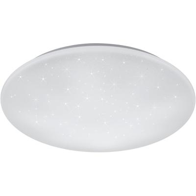 LED Plafondlamp - Trion Ster - 27W - Aanpasbare Kleur - Dimbaar - Afstandsbediening - Sterlicht - Rond - Mat Wit - Kunststof