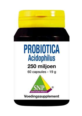 SNP Probiotica acidophilus 250 miljoen 60 Capsules SNP Probiotica acidophilus 250 miljoen 60 Capsules