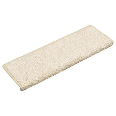 VidaXL Trapmatten 10 st 65x21x4 cm wit rechthoekige rand VidaXL Trapmatten 10 st 65x21x4 cm wit rechthoekige rand
