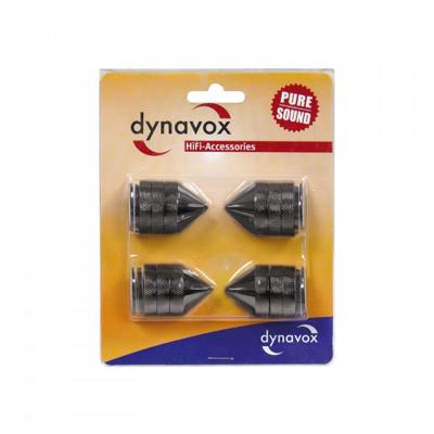 Dynavox SPIKES 4 STUKS ZWART