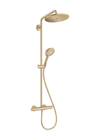 Hansgrohe Croma Select S regendoucheset EcoSmart rond Ø28cm Brushed bronze - thumbnail