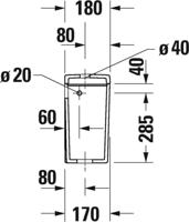 Duoblokreservoir D-Neo Met Binnenwerk Met Aansluiting Links Rechts Delen Dualflush Wit - thumbnail