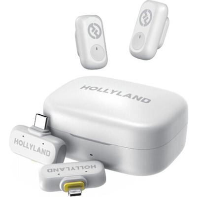Hollyland LARK A1 Combo Wireless Microphone White Hollyland LARK A1 Combo Wireless Microphone White
