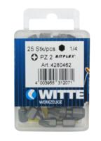Witte pozidriv bit Bitflex [25x] - 1/4&apos;&apos; - PZ 2 - 25 mm - thumbnail