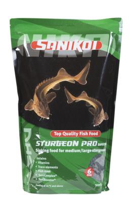 Sanikoi Sturgeon Pro Green 6mm - Gezond Koivoer 2100g Rijk aan Eiwitten en Vitaminen