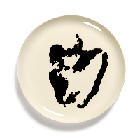 SERAX - Feast by Ottolenghi - Bord L 26x26cm wit Paprika zwart - thumbnail