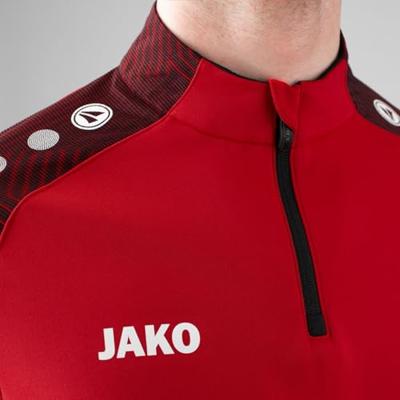 JAKO 8622 Ziptop Performance - Rood/Zwart - L JAKO 8622 Ziptop Performance - Rood/Zwart - L