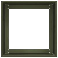 Plantenbak 40x40x40 cm koudgewalst staal olijfgroen - thumbnail