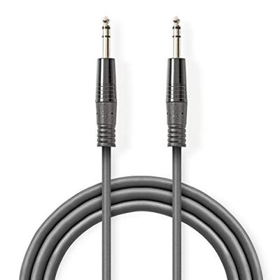 Gebalanceerde Audiokabel | 6,35 mm male - 6,35 mm male | 5,0 m | Grijs Gebalanceerde Audiokabel | 6,35 mm male - 6,35 mm male | 5,0 m | Grijs