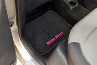 Vloermattenset voor auto Hello Kitty Zwart Roze (4 pcs) - thumbnail