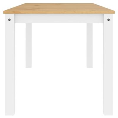 Eettafel Panama 160x80x75 cm massief grenenhout wit
