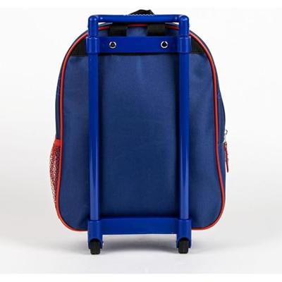 Schoolrugzak met Wielen Spider-Man Blauw 3D