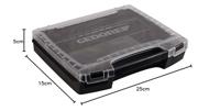 Gedore Assortimentskoffer (l x b x h) 367 x 316 x 72 mm Aantal vakken: 1 Vaste onderverdeling Inhoud 1 stuk(s) - thumbnail