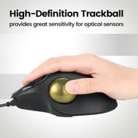 Perixx PERIPRO-303 G YL Trackball Geel - thumbnail