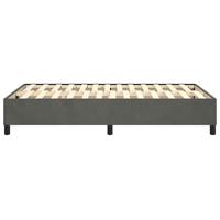 Boxspringframe fluweel donkergrijs 120x200 cm - thumbnail
