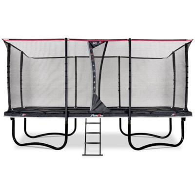 EXIT PeakPro Trampoline met Veiligheidsnet - 427 x 244 cm - Zwart EXIT PeakPro Trampoline met Veiligheidsnet - 427 x 244 cm - Zwart