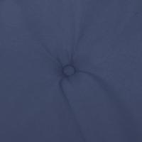 VidaXL Stoelkussens 6 st lage rug stof marineblauw - thumbnail