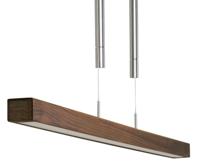 HerzBlut Hanglamp up & downLeonora 121 cm - walnut oiled - 10235UD - thumbnail