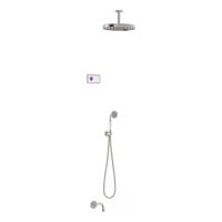 Regendouche set electronisch Tres Shower Technology Classic | Inbouw | Thermostaatkraan | 3-weg | Vintage | RVS look - thumbnail