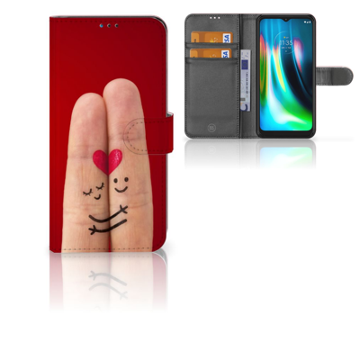 Motorola Moto G9 Play | E7 Plus | Wallet Case | met Pasjes | Liefde - Origineel Romantisch Cadeau Motorola Moto G9 Play | E7 Plus | Wallet Case | met Pasjes | Liefde - Origineel Romantisch Cadeau