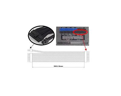 SilverStone Modulaire voedingskabel PP06B-MB55 - thumbnail