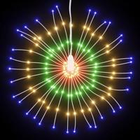 VidaXL Kerstverlichting vuurwerk 140 meerkleurige led&apos;s 17 cm - thumbnail