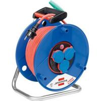 Brennenstuhl 1318930 Kabelhaspel 40.00 m Zwart Randaarde rubberen stekker - thumbnail