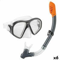 Snorkelbril en -buis voor Kinderen Intex Reef Rider Blauw - thumbnail