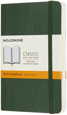Notitieboek moleskine pocket 90x140 ln sc myrt gn
