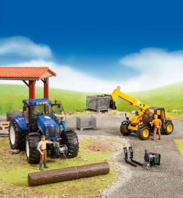 Bruder accessoire: voor trekkers met frontlader en telescoopladers 1:16
