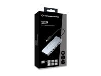 Conceptronic DONN22G notebook dock & poortreplicator Bedraad USB 3.2 Gen 2 (3.1 Gen 2) Type-C Grijs - thumbnail