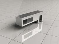 Xellanz glaskoppeling zijkant stabilisatiestang chroom - thumbnail