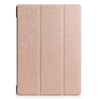 3-Vouw sleepcover hoes - Lenovo Tab E10 - Rose Goud