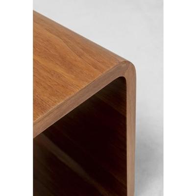 Kare Lounge Cube MDF Walnut Kare Lounge Cube MDF Walnut