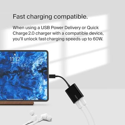 Belkin F7U081BTBLK oplader voor mobiele apparatuur Smartphone Zwart USB Binnen - thumbnail