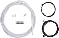 CONTEC remkabelset "stop++" ct brake cable set stop++ steel fr+rear compl white - thumbnail