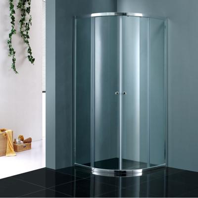 Douchecabine BWS Kwartrond 2 Schuifdeuren 80x80 cm 4 mm Boss & Wessing