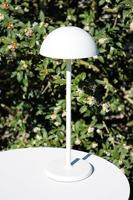 Lucide JOY - Oplaadbare Tafellamp Binnen/Buiten - Accu/Batterij - Ø 12 cm - LED Dimb. - 1x1,5W 3000K - IP54 - Wit - thumbnail
