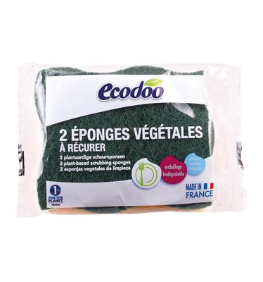 Schuurspons plantaardig bio 2 Stuks